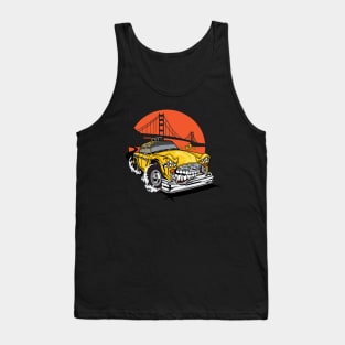 Taxi Car Monster Tank Top